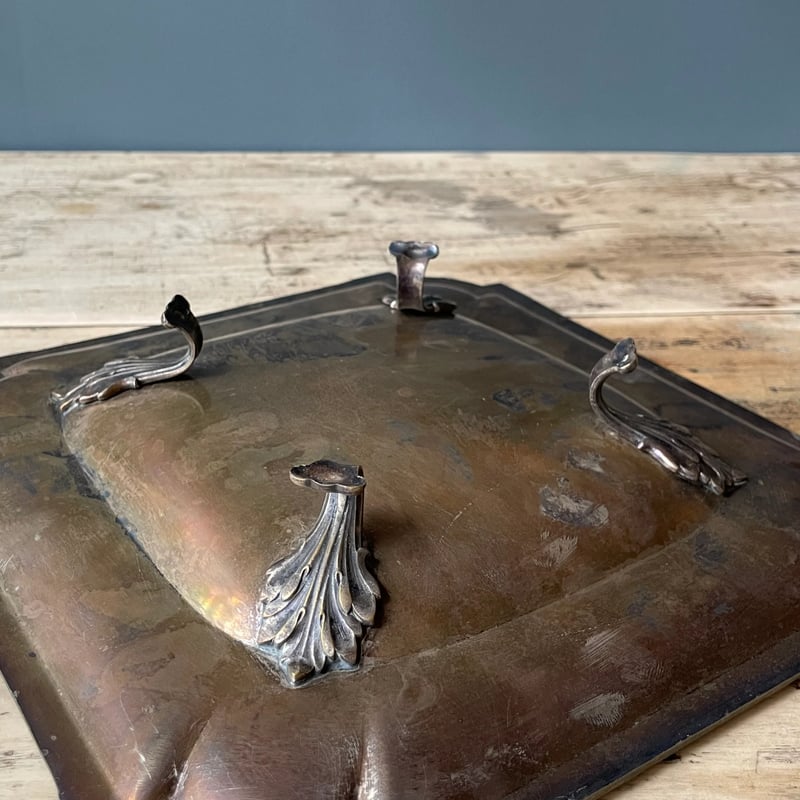 金属製 トレイ 23.5cm フランスアンティーク | OGISHIMA COFFEE