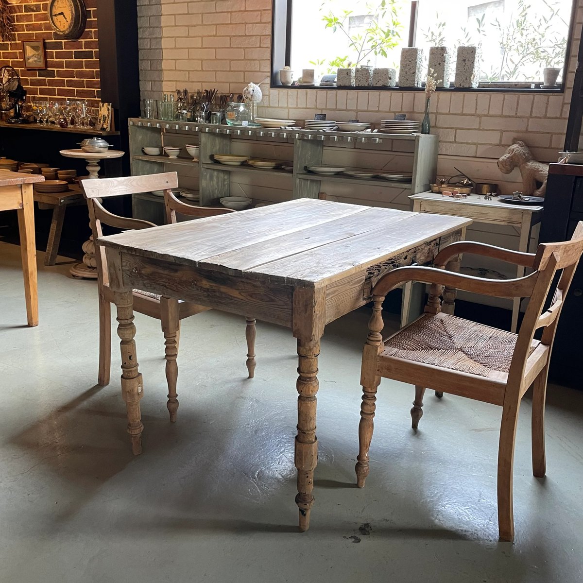 木製テーブル フランスアンティーク ③ | OGISHIMA COFFEE Antiques 木製テーブル フランスアンティーク ③ | OGISHIMA COFFEE Antiques