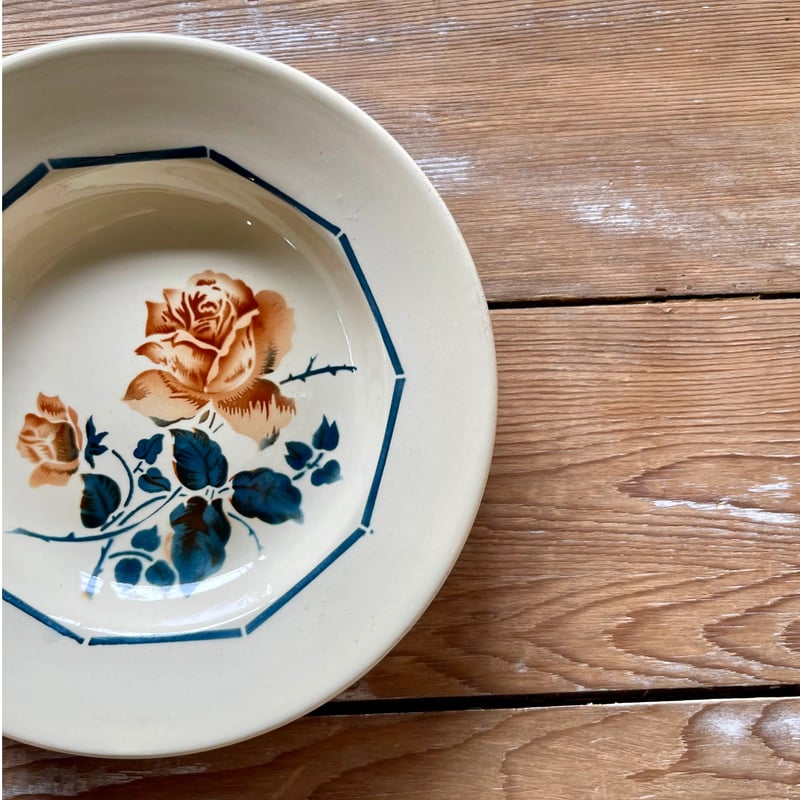 DIGOIN Sarreguemines スープ皿 22.5cm フランスアンティーク | O