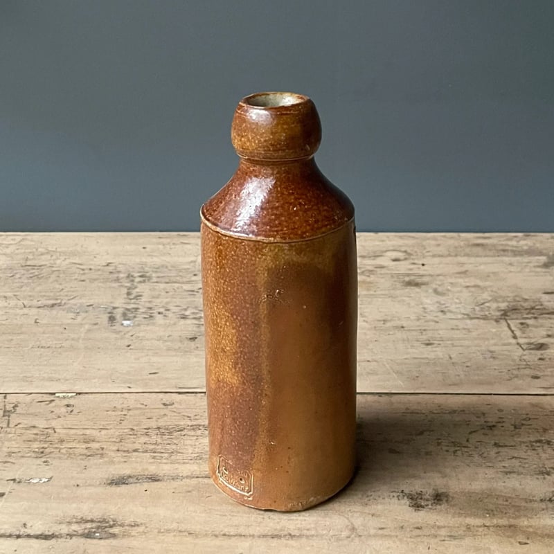 ブラウン陶器ボトル イギリスアンティーク ⑤ | OGISHIMA COFFEE Antiques