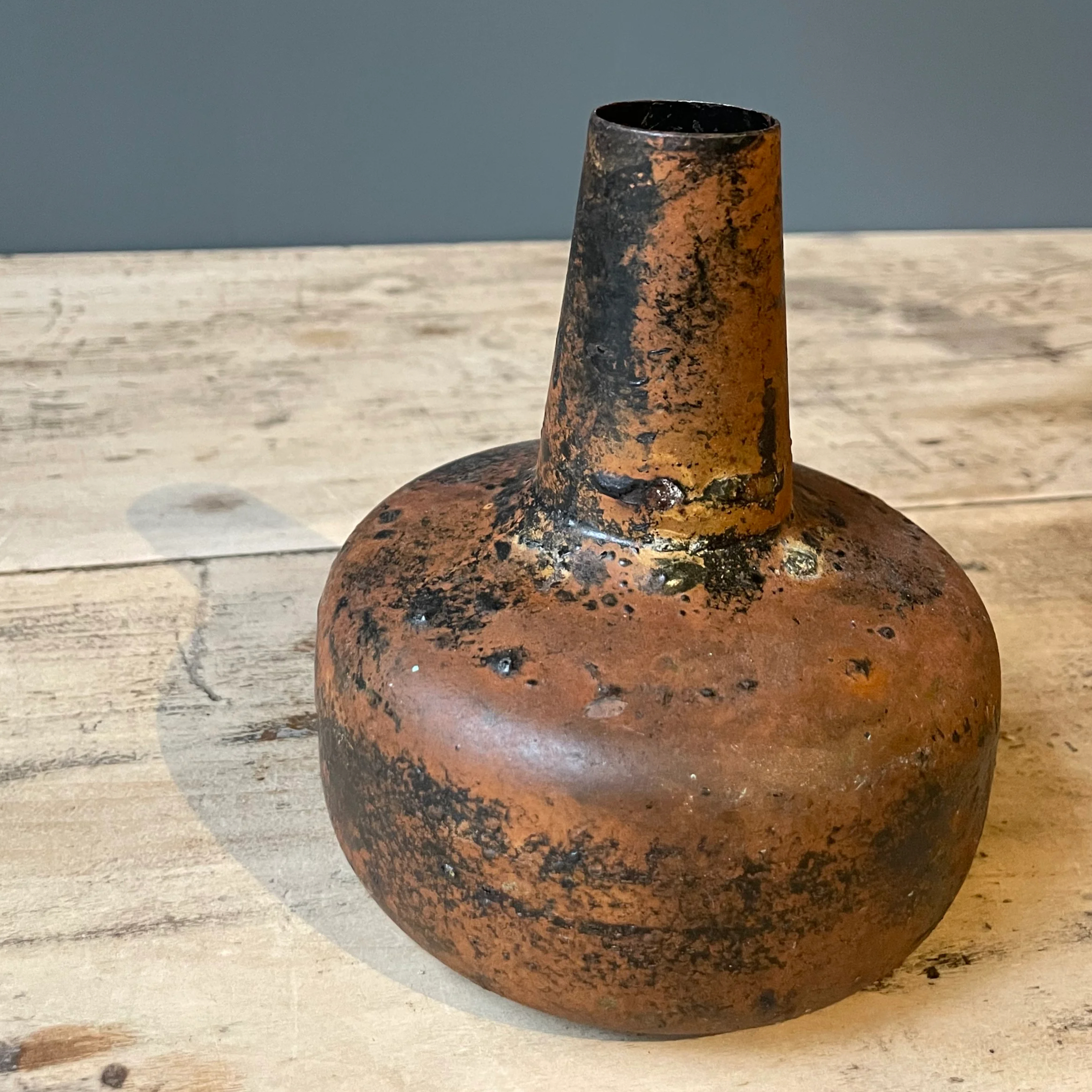 鉄製 フラワーベース 花瓶 一輪挿し ③ | OGISHIMA COFFEE Antiques