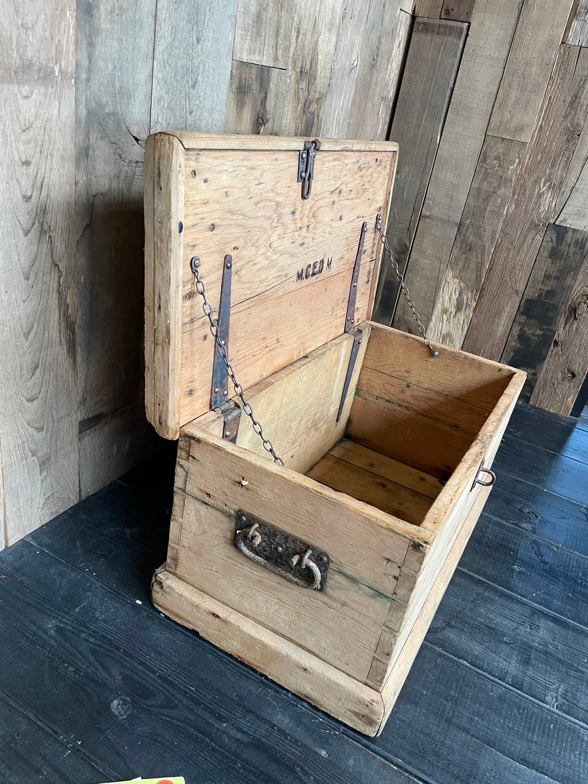 木製収納箱 宝箱 木箱 フランスアンティーク | OGISHIMA COFFEE Antiques
