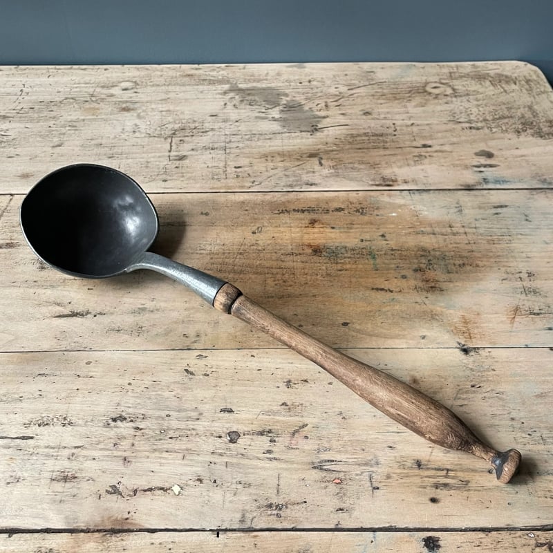 ピューター製　鍋とレードル ピューター製 鍋とレードル ピューター製 鍋とレードル 【公式通販】