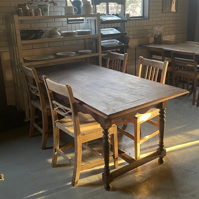 木製テーブル フランスアンティーク ⑬ | OGISHIMA COFFEE Antiques