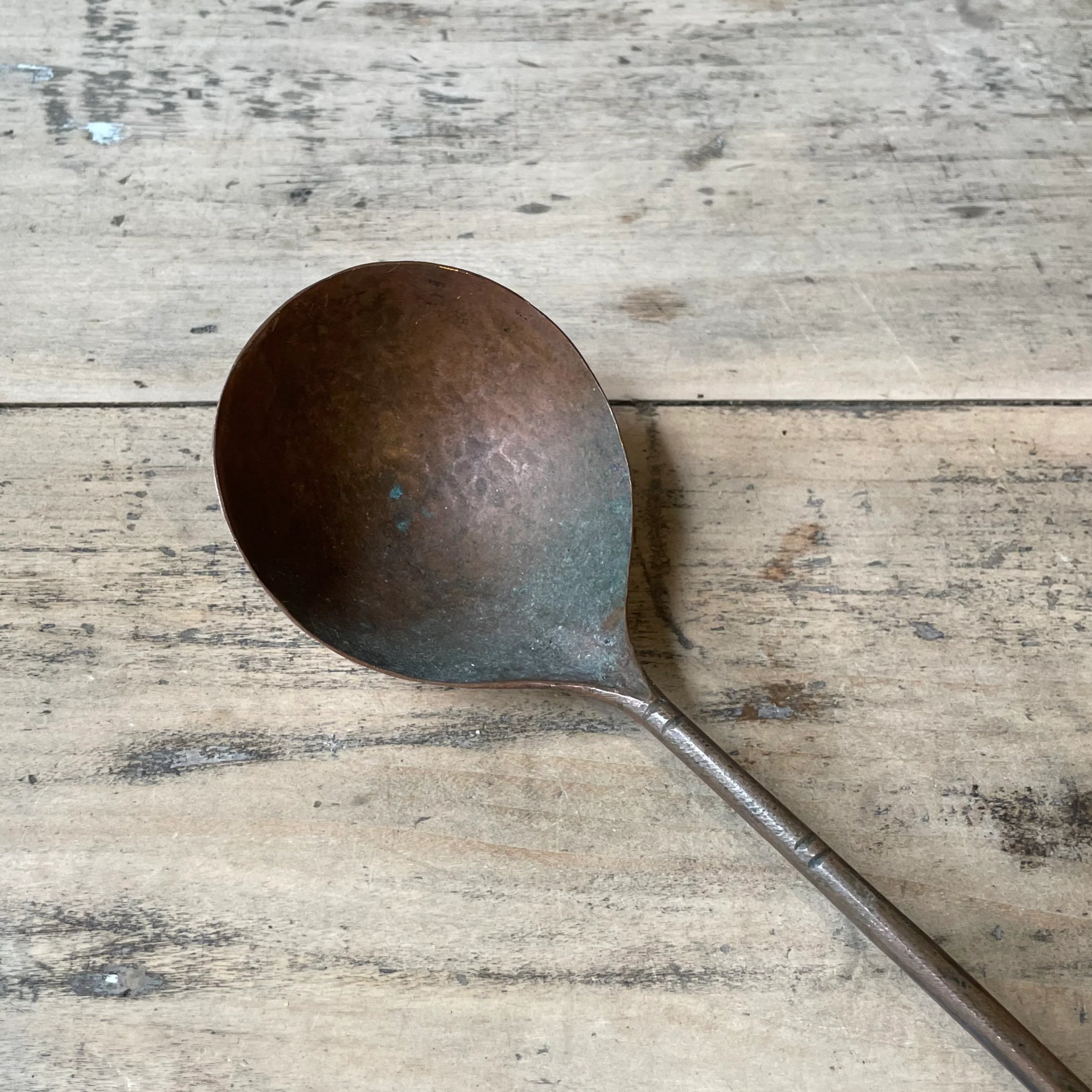 フランスアンティーク 銅製レードル 鉄製ハンドル 銅製 レードル フランスアンティーク | OGISHIMA COFFEE Antiques