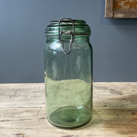 DURFOR　蓋付きガラス保存瓶　2L　フランスアンティーク