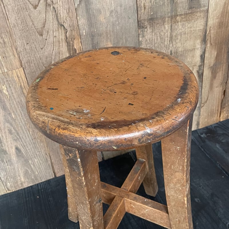 木製 スツール 花台 ジャパンビンテージ ① | OGISHIMA COFFEE Antiques