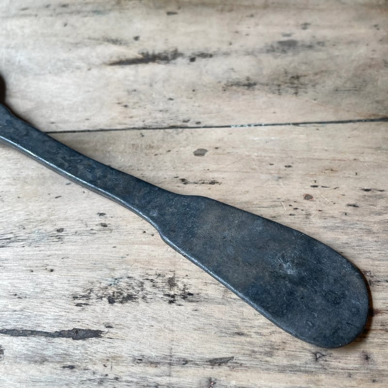 ピューター　ミニオーバル皿1枚　スプーン1本　フランス　アンティーク ピューター ミニオーバル皿1枚 スプーン1本 フランス アンティーク