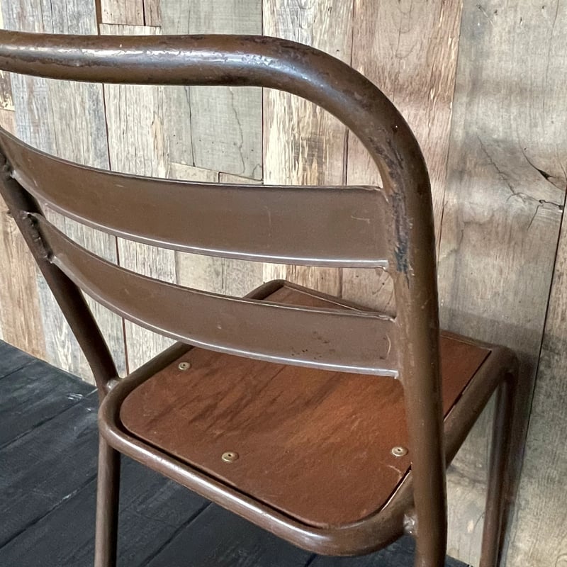 木製 パイプ椅子 フランスアンティーク ④ | OGISHIMA COFFEE Antiques