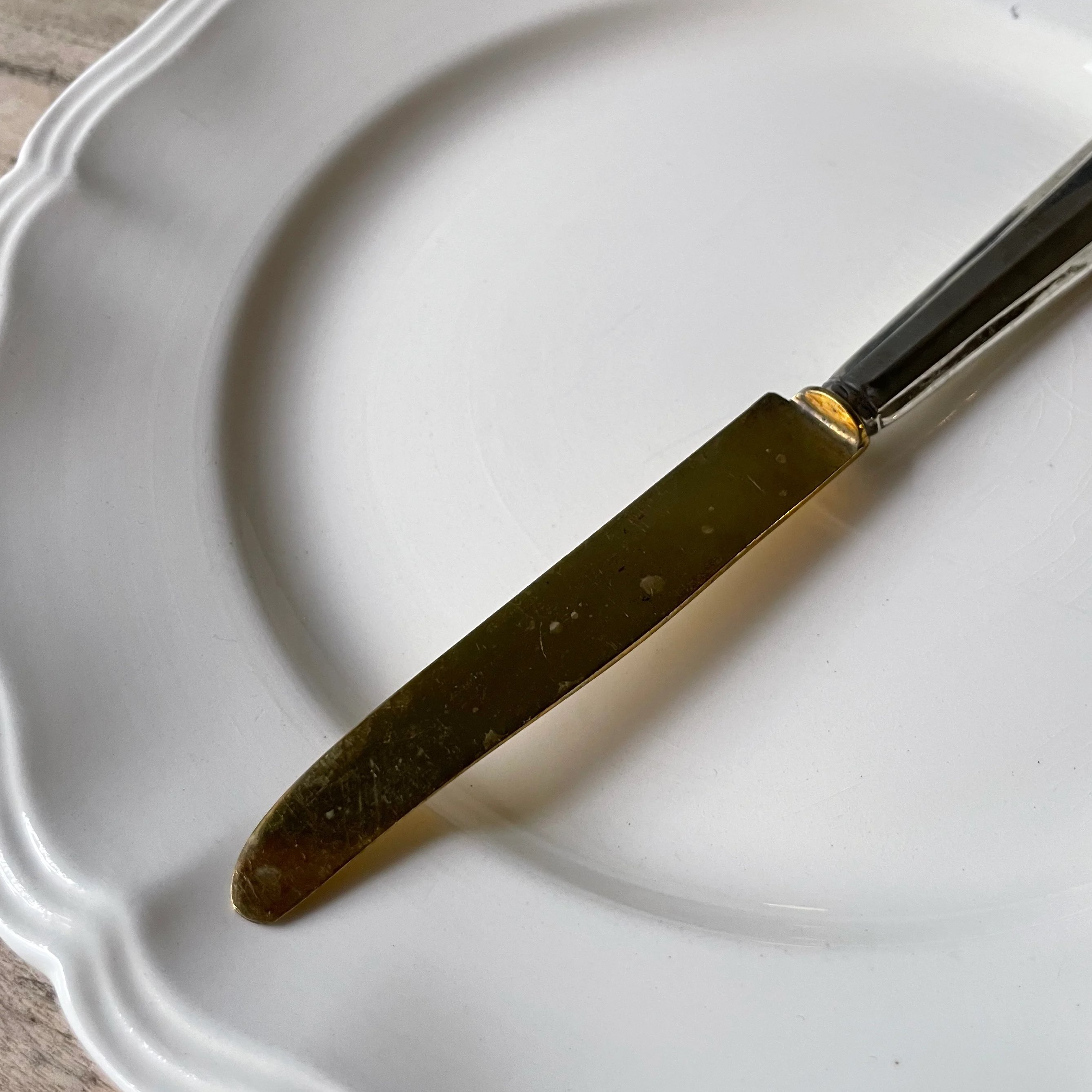 真鍮デザートナイフ フランスアンティーク | OGISHIMA COFFEE Antiques
