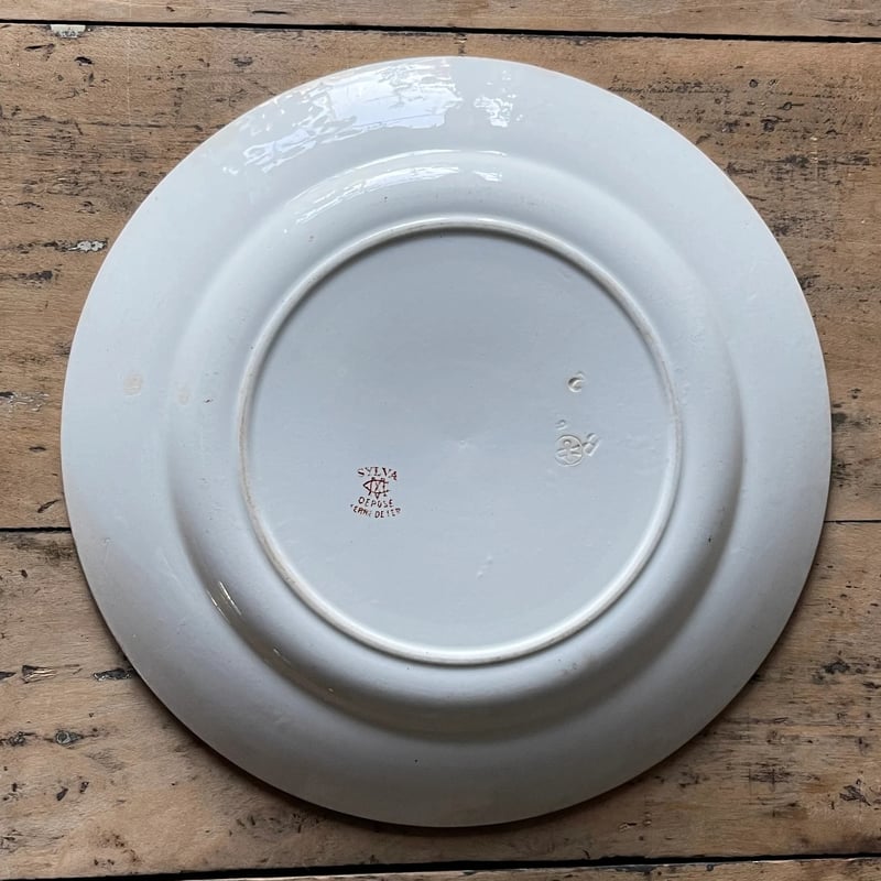 クレイユモントロー プレート 26.5㎝ フランスアンティーク | OGISHIMA