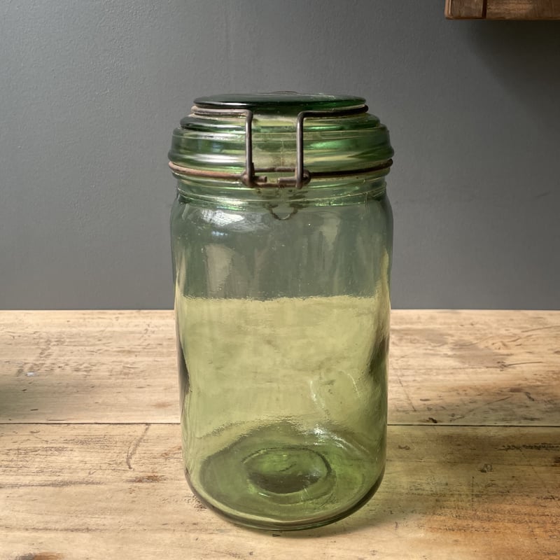 DURFOR 蓋付きガラス保存瓶 1.5L フランスアンティーク | OGISHIMA COF