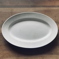 フランスアンティーク　オーバルプレート　40cm ⑫