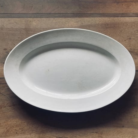 フランスアンティーク　オーバルプレート　40cm ⑫
