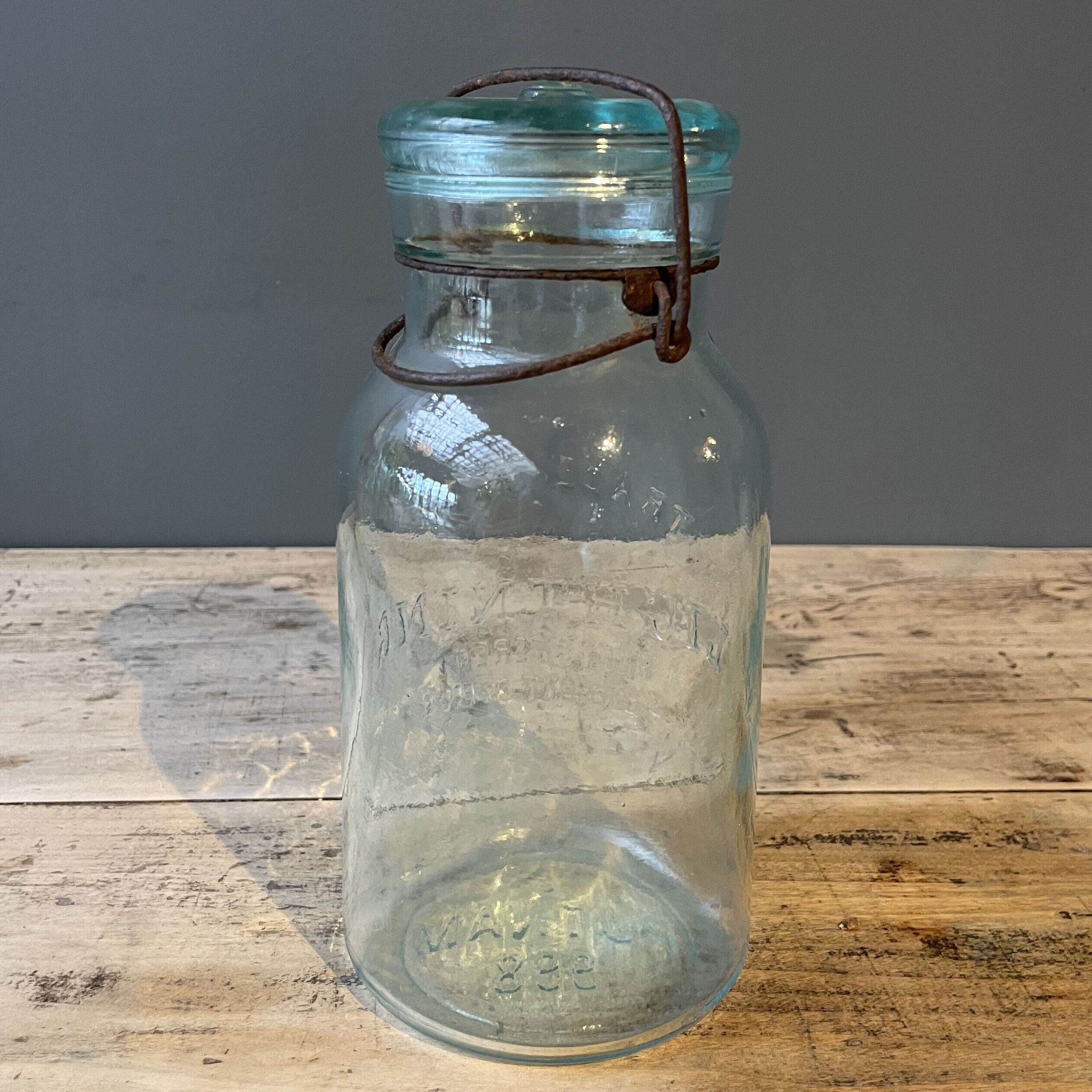 蓋付きガラス保存瓶 フランスアンティーク | OGISHIMA COFFEE Antiques
