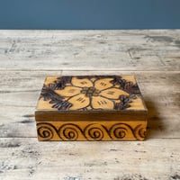 木製　小物入れ　ジュエリーボックス　フランスビンテージ