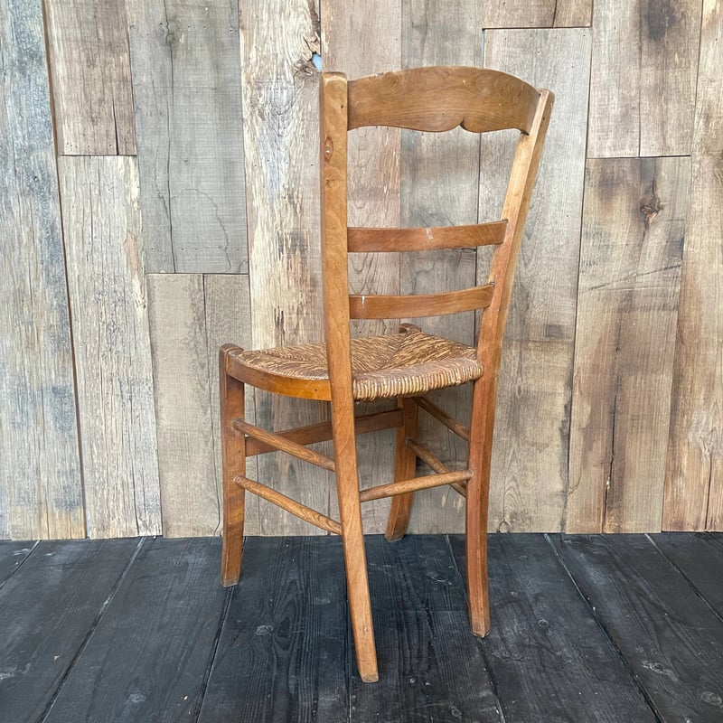 ラッシュシートチェア フランスアンティーク ⑰-1 | OGISHIMA COFFEE