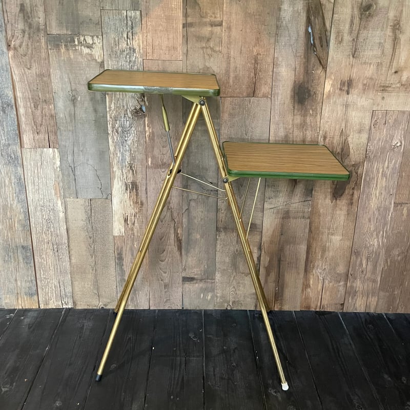 二段式折り畳みサイドテーブル フランスビンテージ | OGISHIMA COFFEE