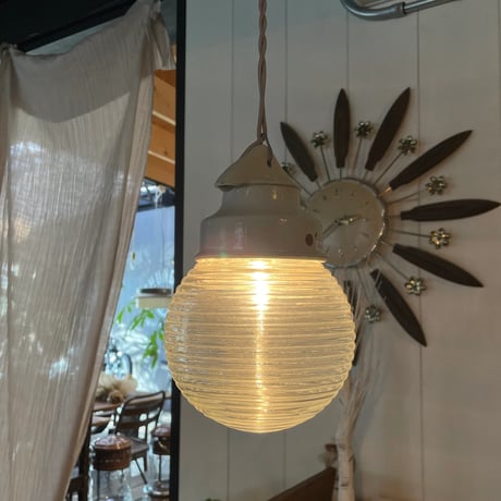 フランス製 アンティーク 照明 / 手描きガラス 18世紀後半✨希少✨芸術