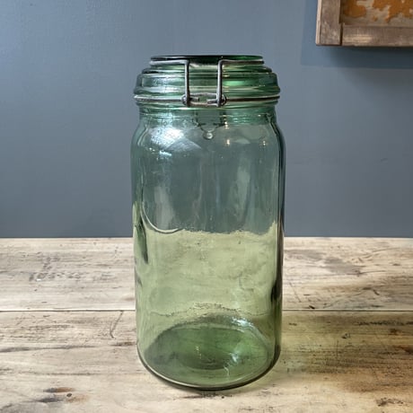 DURFOR　蓋付きガラス保存瓶　2L　フランスアンティーク