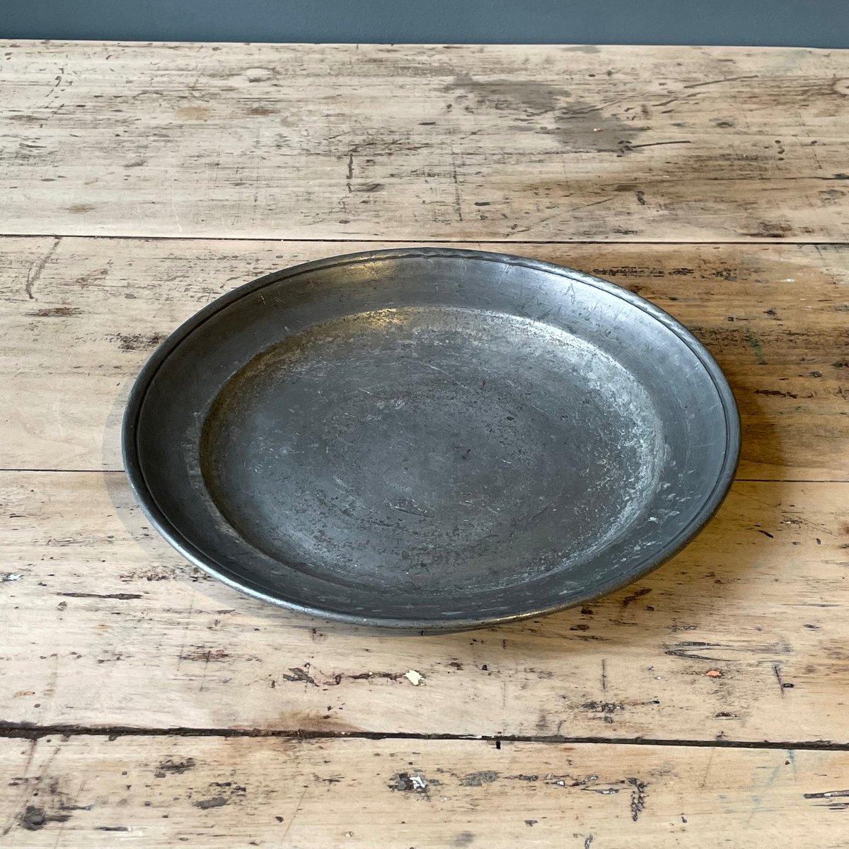 ピューター プレート 21.5㎝ フランスアンティーク ⑮ | OGISHIMA