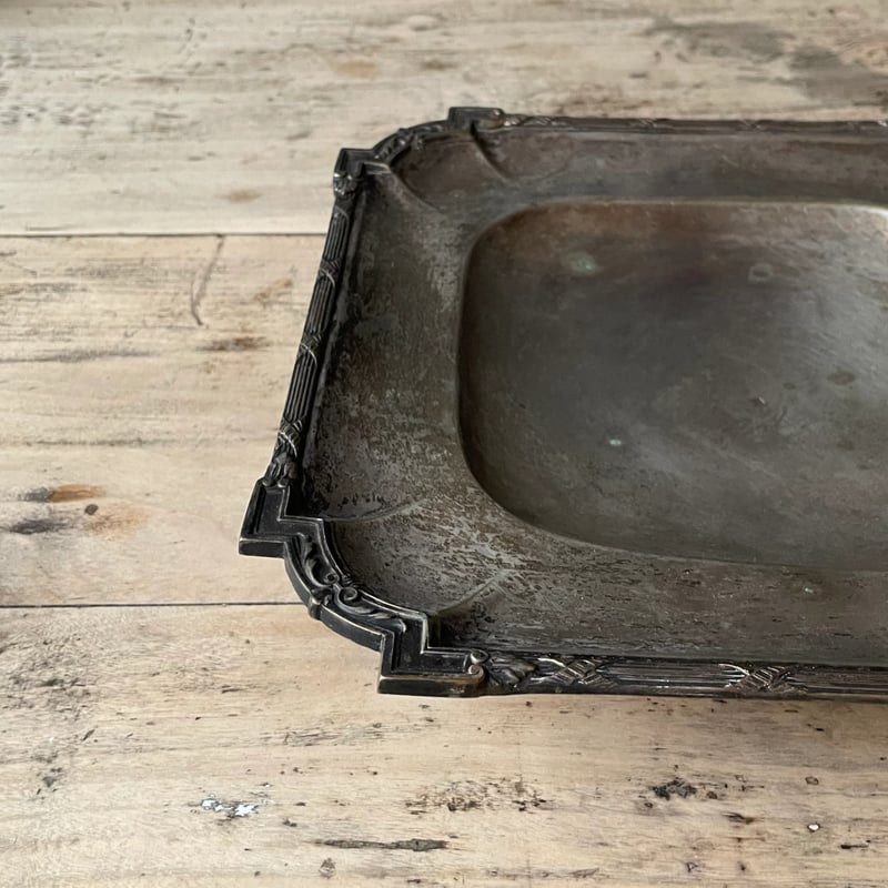 金属製 トレイ 23.5cm フランスアンティーク | OGISHIMA COFFEE Ant