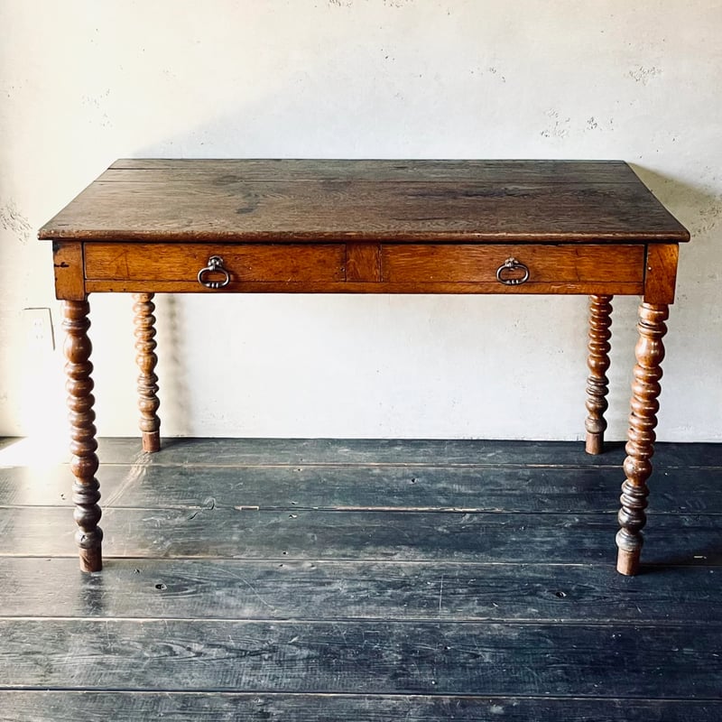 アンティーク木製テーブル 木製テーブル フランスアンティーク ⑫ | OGISHIMA COFFEE Antiques