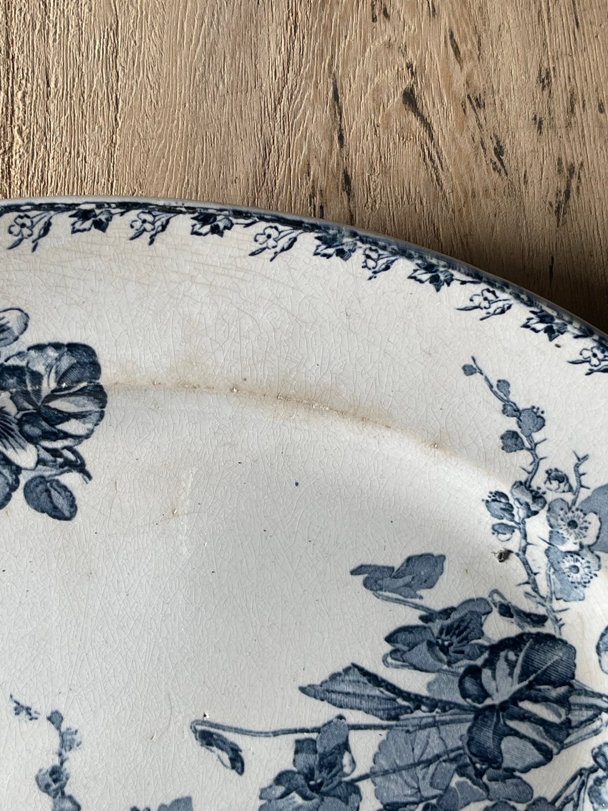 Sarregumines オーバルプレート 36cm フランスアンティーク | OGISHI