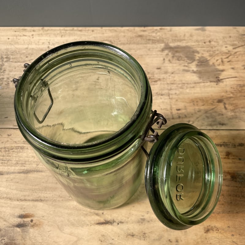 DURFOR 蓋付きガラス保存瓶 1.5L フランスアンティーク | OGISHIMA COF