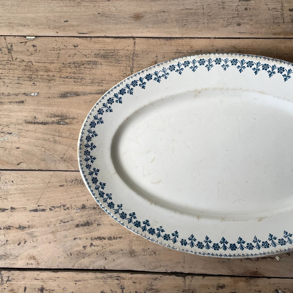 高級品・アンティーク・約40cmの大きな鳳凰柄オーバルプレート 高級品・アンティーク・約40cmの大きな鳳凰柄オーバルプレート