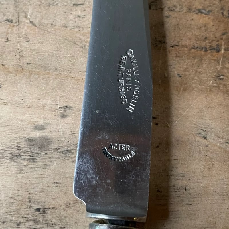 Wappin&Webb Sheffield ナイフ　銀食器アンティーク　刻印 アンティーク ウサギのナイフ&フォークセット シルバー 1940s