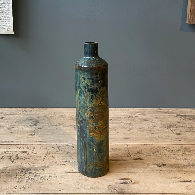 鉄製 フラワーベース 花瓶 一輪挿し ① | OGISHIMA COFFEE Antiques 鉄製 フラワーベース 花瓶 一輪挿し ① | OGISHIMA COFFEE Antiques