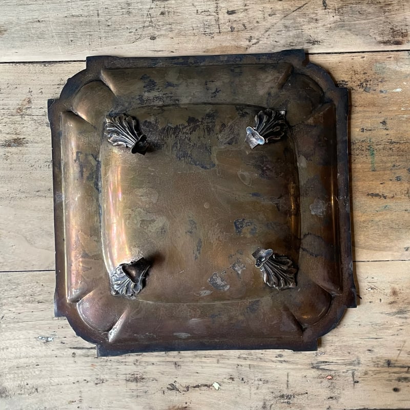 金属製 トレイ 23.5cm フランスアンティーク | OGISHIMA COFFEE