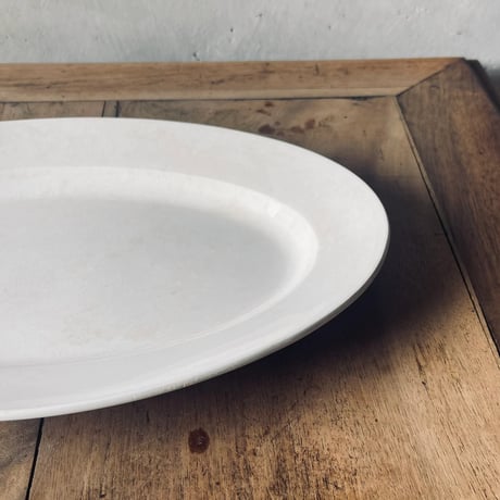 フランスアンティーク　オーバルプレート　40cm ⑫