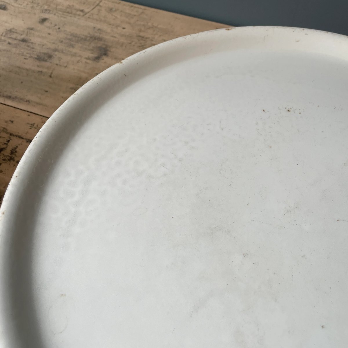 陶器製 ケーキスタンド コンポート皿 34cm フランスアンティーク