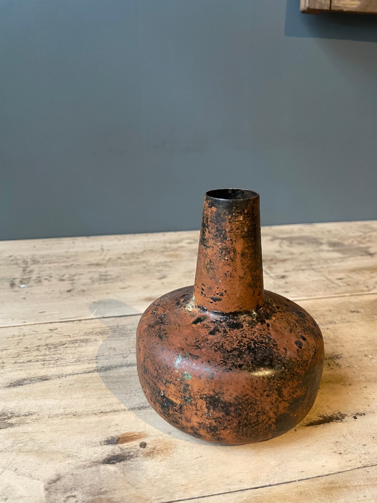 鉄製 フラワーベース 花瓶 一輪挿し ③ | OGISHIMA COFFEE Antiques