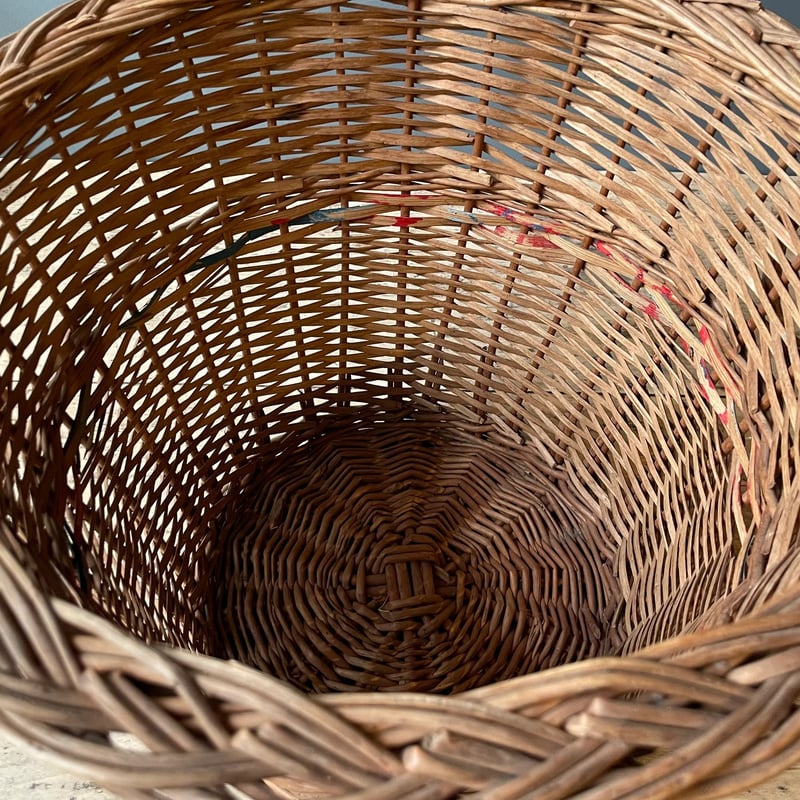籐バスケット 籐かご フランスビンテージ ③ | OGISHIMA COFFEE Antiques