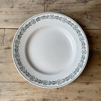 Saint Amand　花柄プレート　22.5㎝　フランスアンティーク