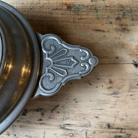 ETAINS DU MANOIR　ピューター　蓋付き小物ケース　フランスアンティーク