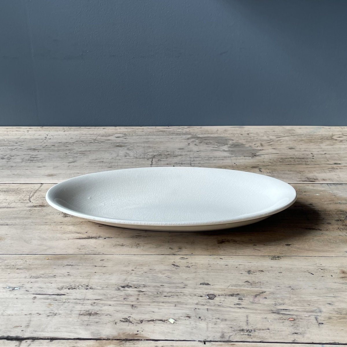 フランス　アンティーク　オーバル皿 オーバルプレート 25.5cm フランスアンティーク ⑦ | OGISHIMA COFFE