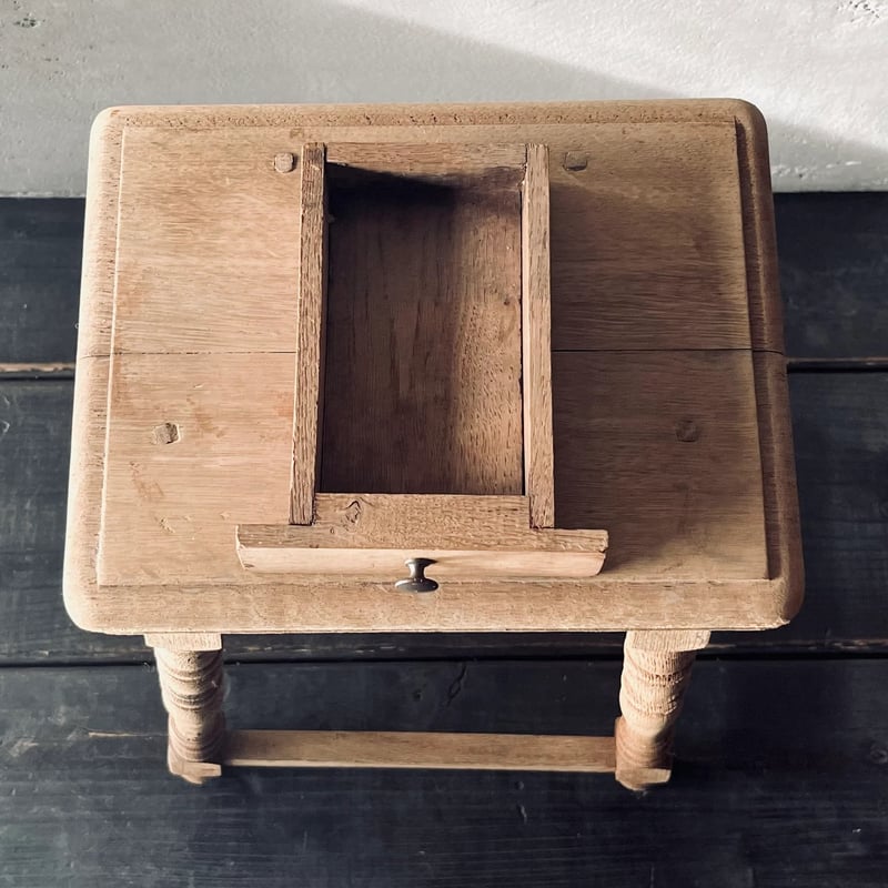 木製 スツール 花台 フランスアンティーク ② | OGISHIMA COFFEE Antiques