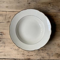 Villeroy & Boch　金縁　花リムプレート　23.5㎝　フランスアンティーク　①