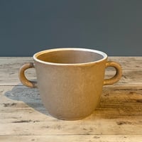 陶器両手マグカップ　フランスアンティーク