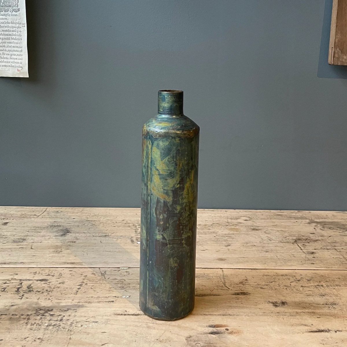 鉄製 フラワーベース 花瓶 一輪挿し ① | OGISHIMA COFFEE Antiques