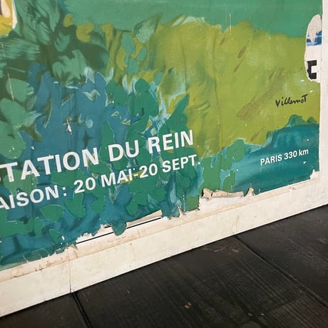 Bernard Villemot    リトグラフ　コントレックス広告　フランスビンテージ
