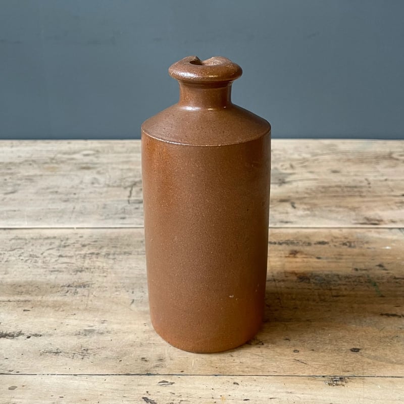 ブラウン陶器ボトル イギリスアンティーク ③ | OGISHIMA COFFEE