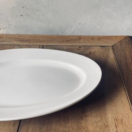 フランスアンティーク 　オーバルプレート　36.5cm ⑨