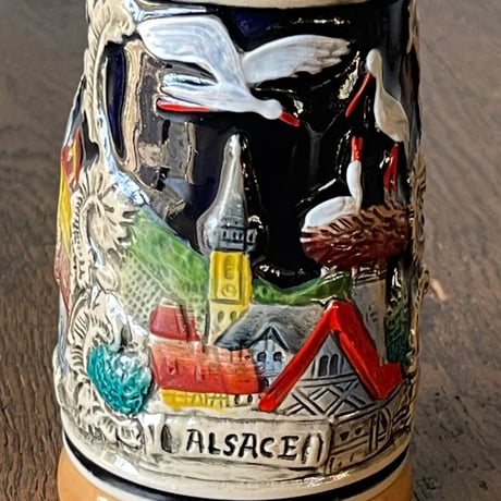 ビア・スタイン　ビールジョッキ　フランスヴィンテージ　③