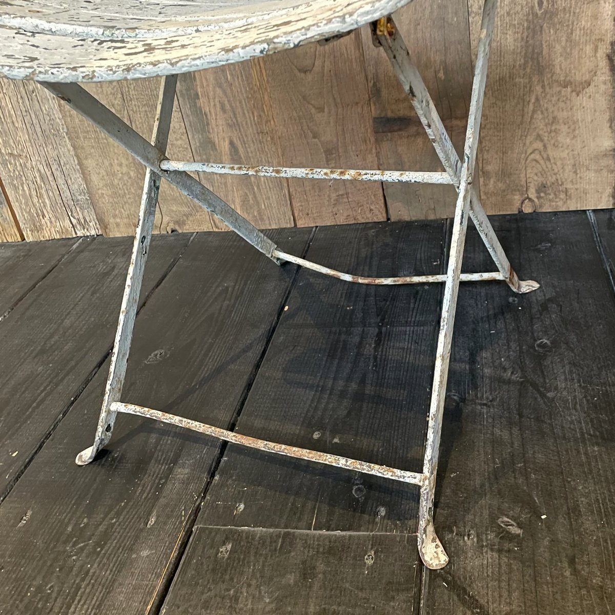 ホワイト 折り畳みチェア フランスアンティーク | OGISHIMA COFFEE