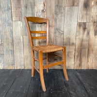 フランスアンティーク ラッシュシート コーナーチェア ペア 2脚セット 椅子 フランスアンティーク ラッシュシート コーナーチェア ペア 2脚